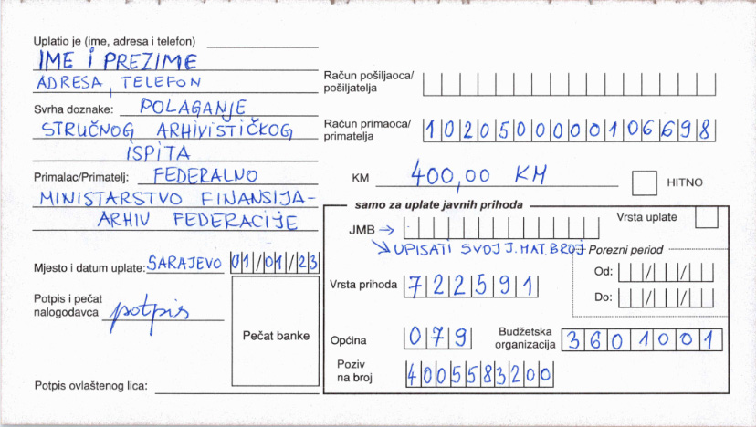 uplatnica